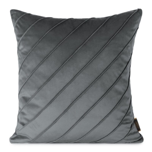 Poszewka velvet Nala 45x45 stalowa