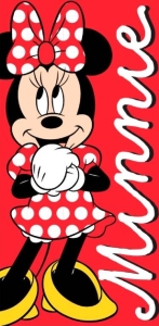 Ręcznik bawełniany dziecięcy licencyjny 70x140 Minnie Mouse