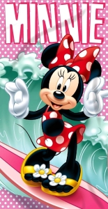 Ręcznik bawełniany dziecięcy licencyjny 70x140 Minnie