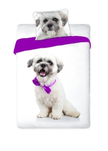Pościel bawełniana dziecięca 140x200 Shih tzu