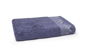 Ręcznik bawełniany niebieski atramentowy 70x140 Bjork