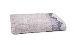 Ręcznik bawełniany szary 70x140 Bjork