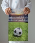 Ręcznik bawełniany dziecięcy 30x50 Piłka Nożna Stadion