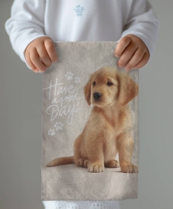 Ręcznik bawełniany dziecięcy 30x50 Golden Retriever