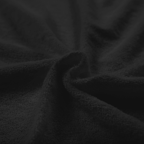 Prześcieradło 140x200 frotte z gumką w kolorze czarnym