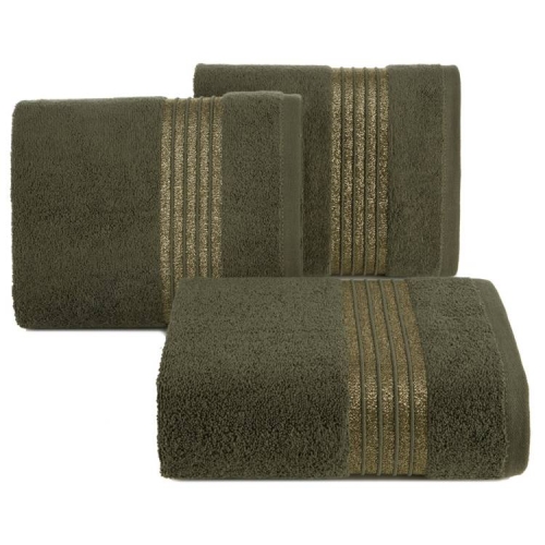Ręcznik bawełniany kąpielowy 70x140 Lila oliwkowy