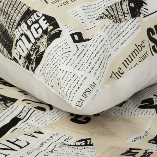 Komplet pościeli Sonia 100% bawełniana 140x200 gazeta