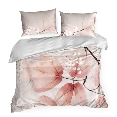 Ekskluzywna pościel z makosatyny Flores 160x200 Premium