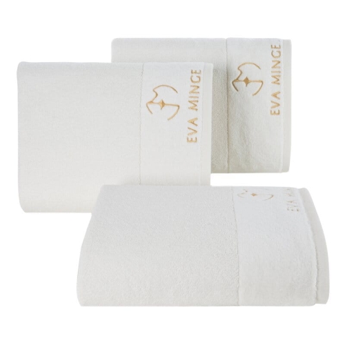 Ręcznik bawełniany kremowy Ewy Minge 70x140 Gaja