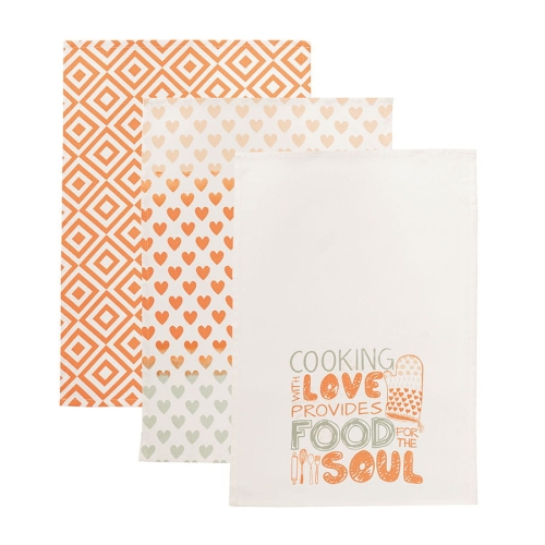 Zestaw ściereczek kuchennych 40x60 Love Food Soul