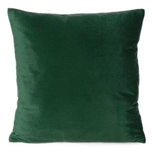 Poszewka dekoracyjna velvet 45x45 ciemno zielona 