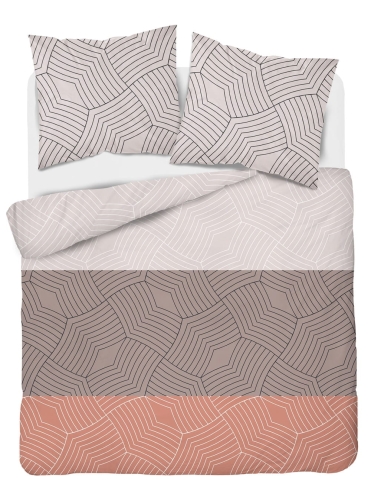 Pościel satyna bawełniana Home Satin 160x200 w odcieniach brązu