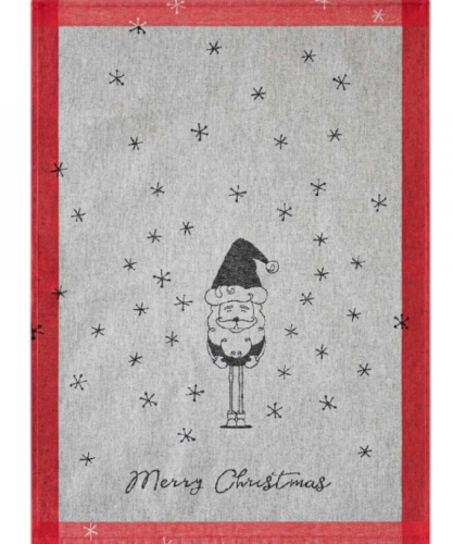 Ścierka świąteczna kuchenna 50x70 Santa Claus