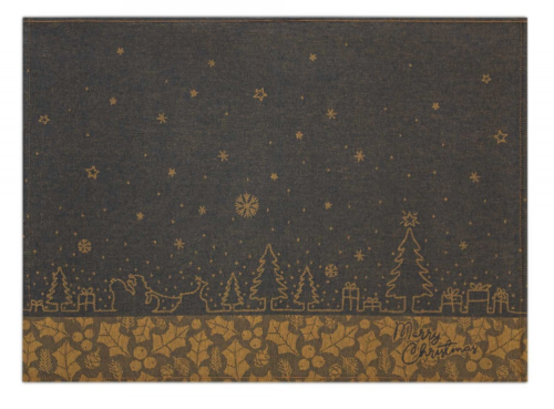 Ścierka świąteczna kuchenna granatowa 50x70 Merry Christmas