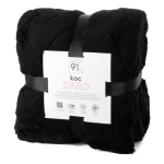 Koc Caro 170x210 czarny