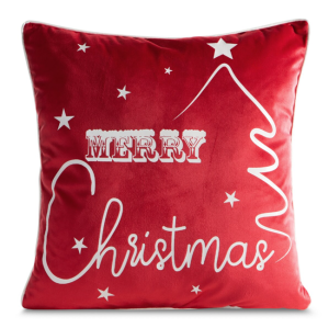 Świąteczna poszewka dekoracyjna czerwona 45x45 Merry Christmas