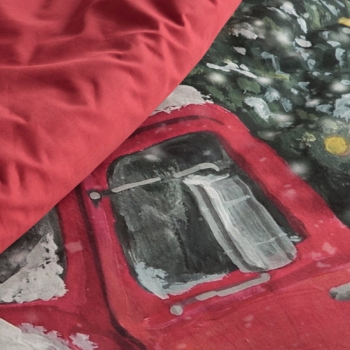 Pościel świąteczna bawełniana 160x200 Pickup