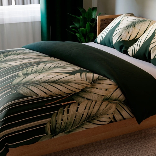 Komplet pościeli z bawełny satynowej 160x200 Tropicana