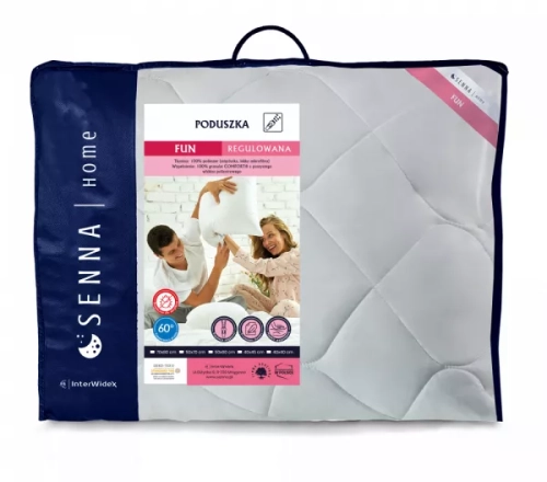 Poduszka Fun Regulowana 70x80 biała