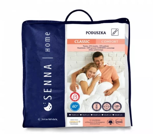 Poduszka Classic Comfort 40x40 biała
