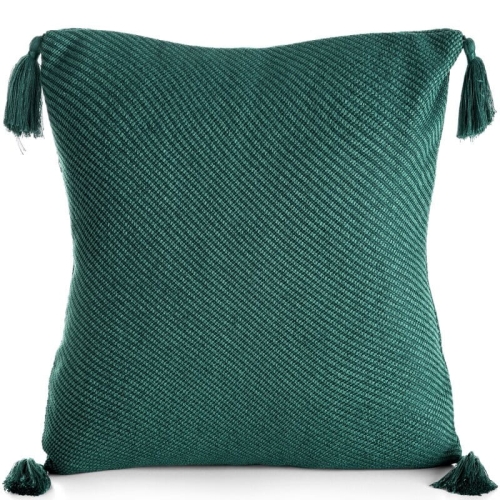 Poszewka Ciemno Zielona 45x45 Chwosty