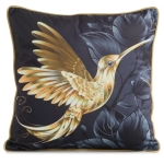 Poszewka dekoracyjna Velvet Z Lamówką 45x45 Koliber