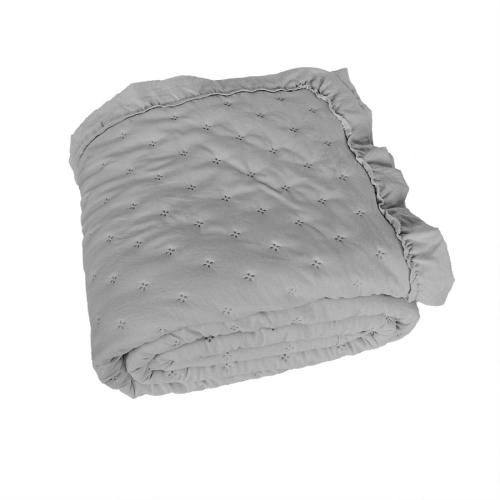 Narzuta Werona 170x210 Szara z Falbanką