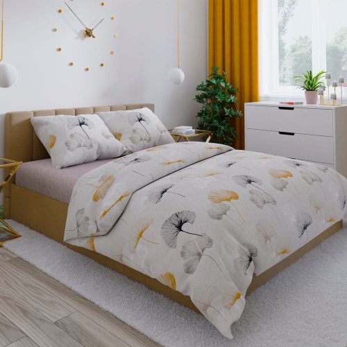Komplet pościeli z bawełny satynowej 160x200 Ginko