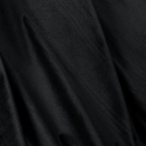 Zasłona Dani 140x250 czarna falbanki przelotki 