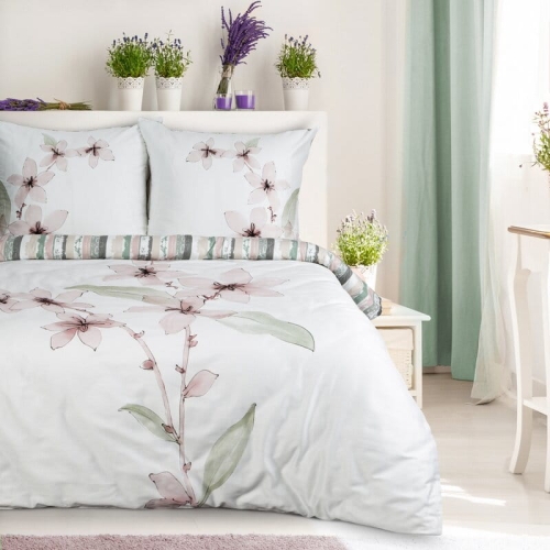 Pościel Premium makosatyna bawełniana 220x200 Bianca
