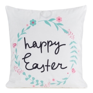Poszewka wielkanocna 45x45 Wianuszek Happy Easter