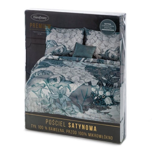 Pościel satynowa kreszowana 220x200 Premium