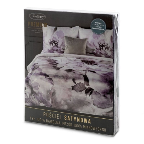 Pościel satynowa kreszowana 220x200 Premium