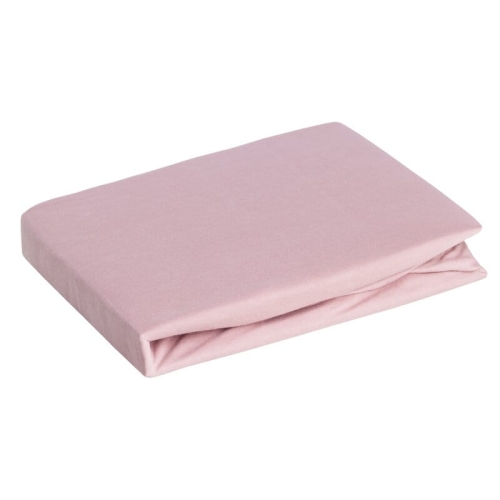 Prześcieradło D91 220x240 jersey z gumką w kolorze pudrowym