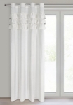 Zasłona Sami 140x250 biała falbanki przelotki