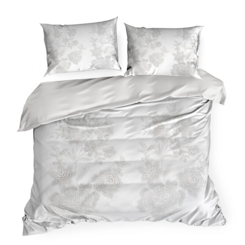 Pościel Premium bawełna satynowa 220x200 Motyw Roślinny