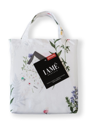 Pościel z perkalu 160x200 Polne Kwiaty Lame Percale