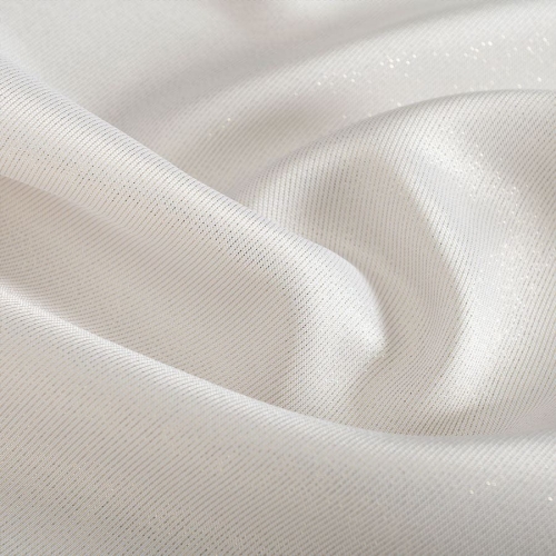 Poszewka kremowa 40x40 z lurexem