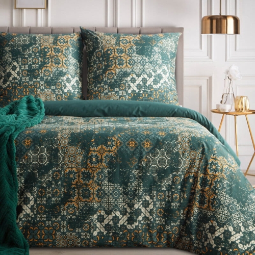 Komplet pościeli z bawełny satynowej Spring 160x200 w orientalny wzór