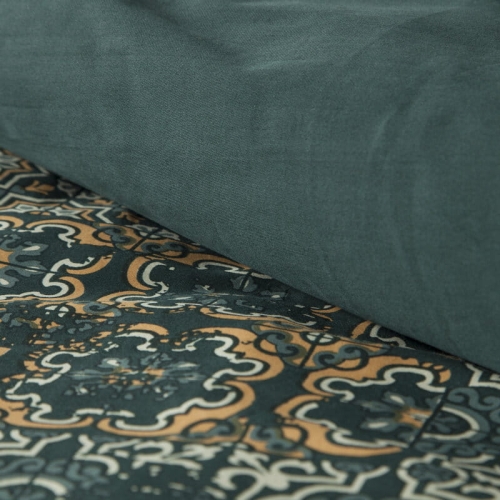 Komplet pościeli z bawełny satynowej Spring 160x200 w orientalny wzór