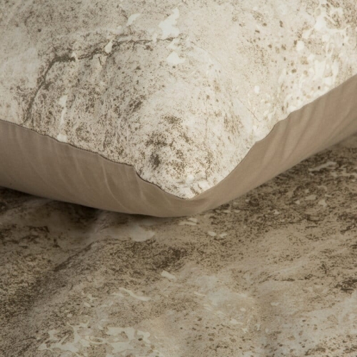 Komplet pościeli z bawełny satynowej Spring 140x200 w piaskowy kamienny wzór
