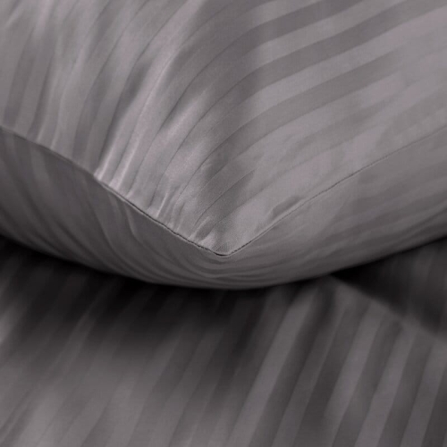 Komplet pościeli z adamaszku 220x200 stalowej