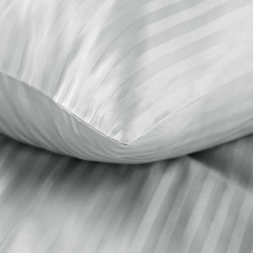Komplet pościeli z adamaszku 220x200 srebrnej