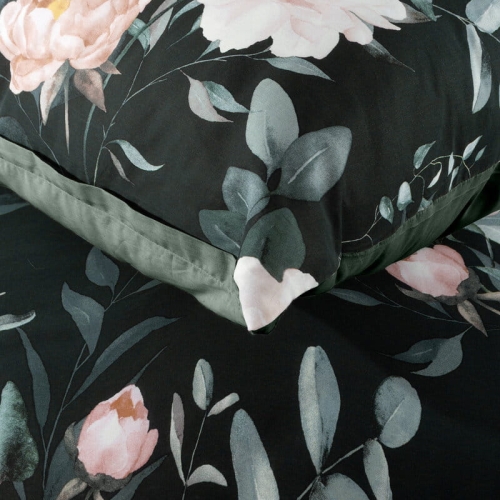 Komplet pościeli bawełnianej w piwonie 160x200 Rosita