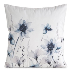 Poszewka dekoracyjna 45x45 akwarelowy motyw kwiatowy