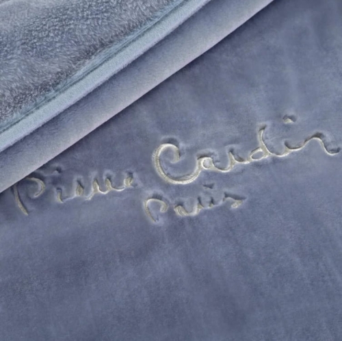 Koc 220x240 niebieski Pierre Cardin