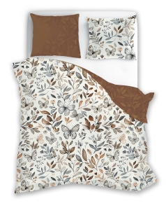 Pościel Boho bawełniana 160x200 w motyle