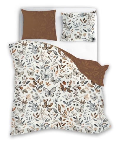 Pościel Boho bawełniana 220x200 w motyle