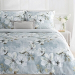 Komplet pościeli z bawełny satynowej 140x200 w pastelowych kolorach w magnolie