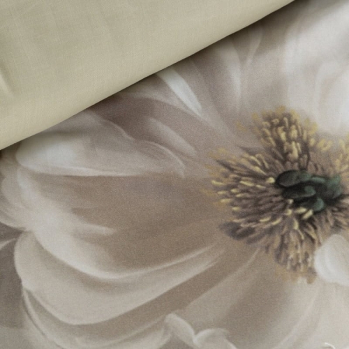 Ekskluzywna pościel Reina 220x200 w kremowe magnolie